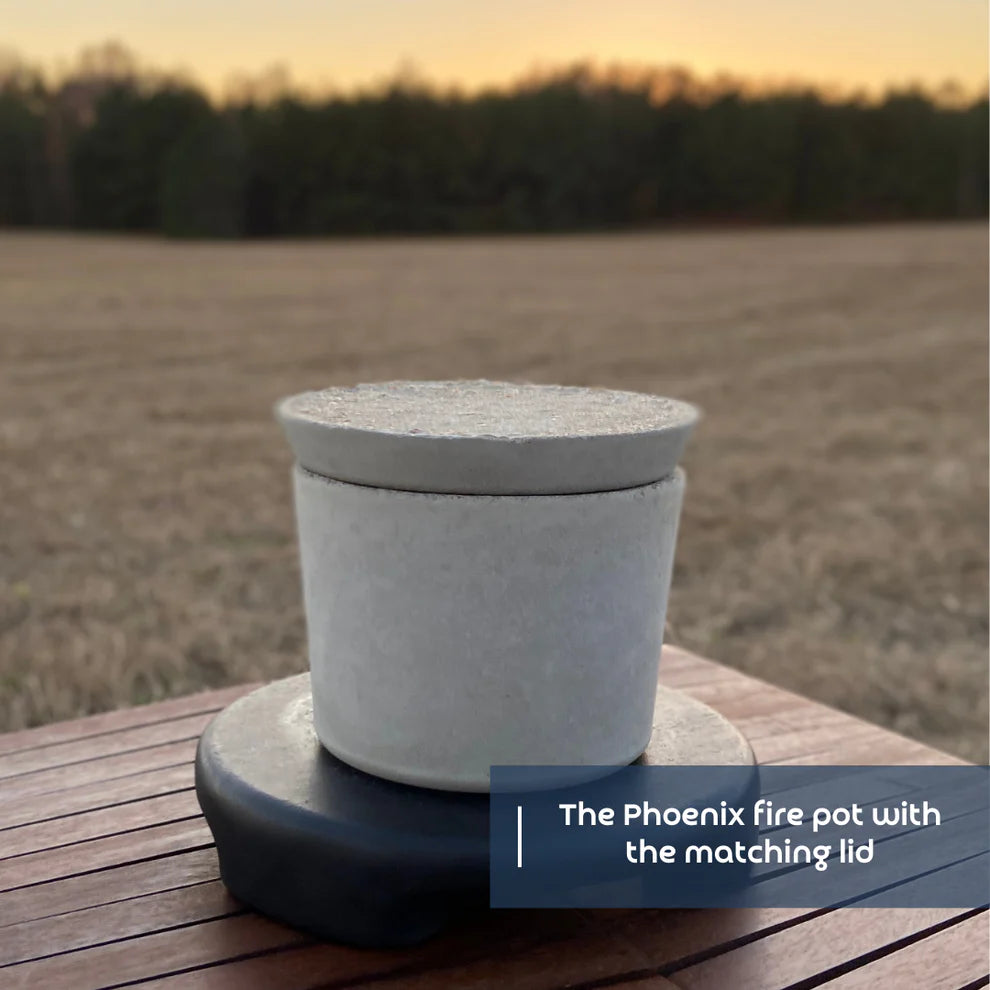 Simply Lit Fire Pots Phoenix (4” x 5”) – A compact, 7-pound