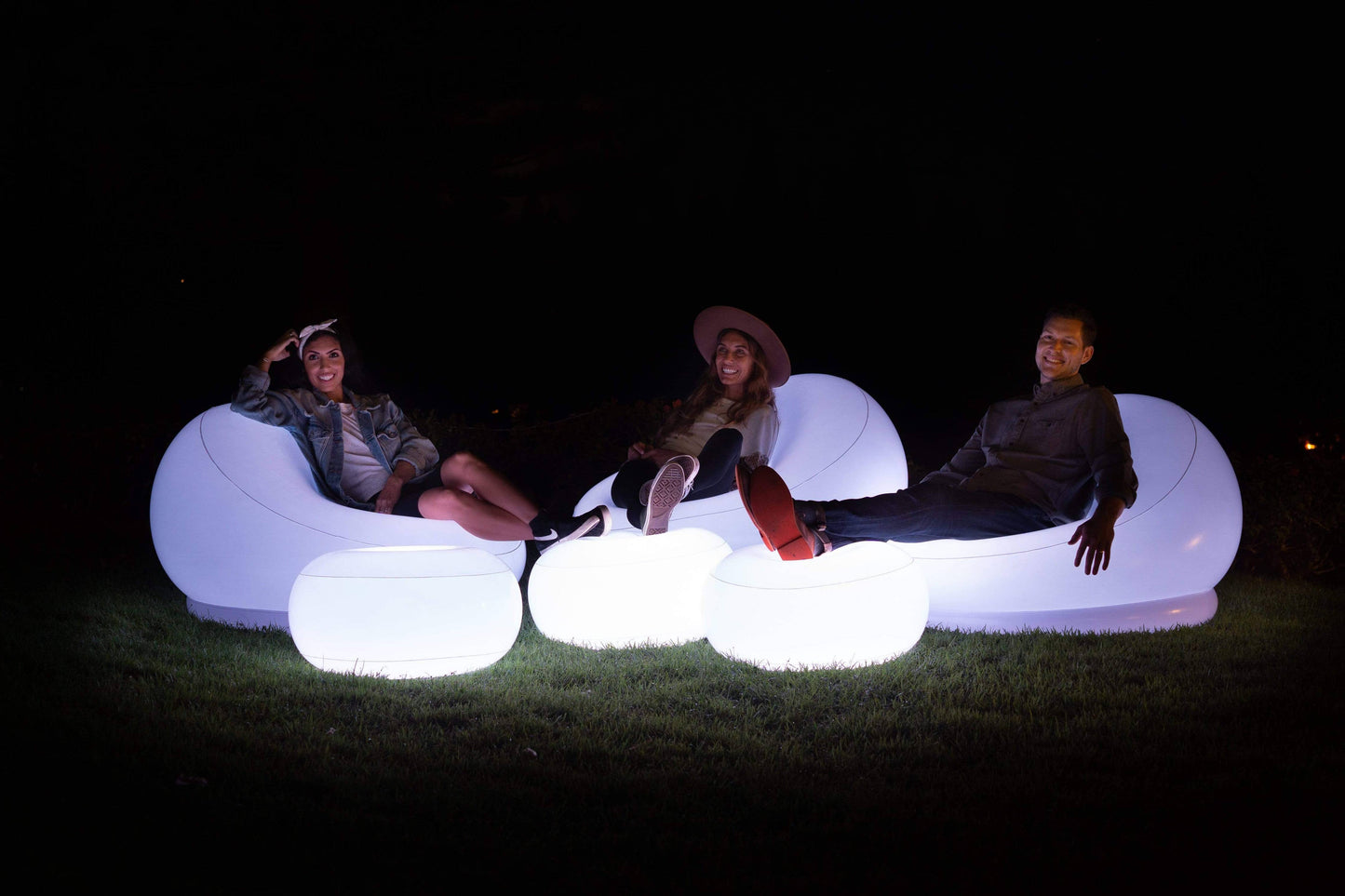 AirCandy Illuminated Color Changing LED Chair with Remote