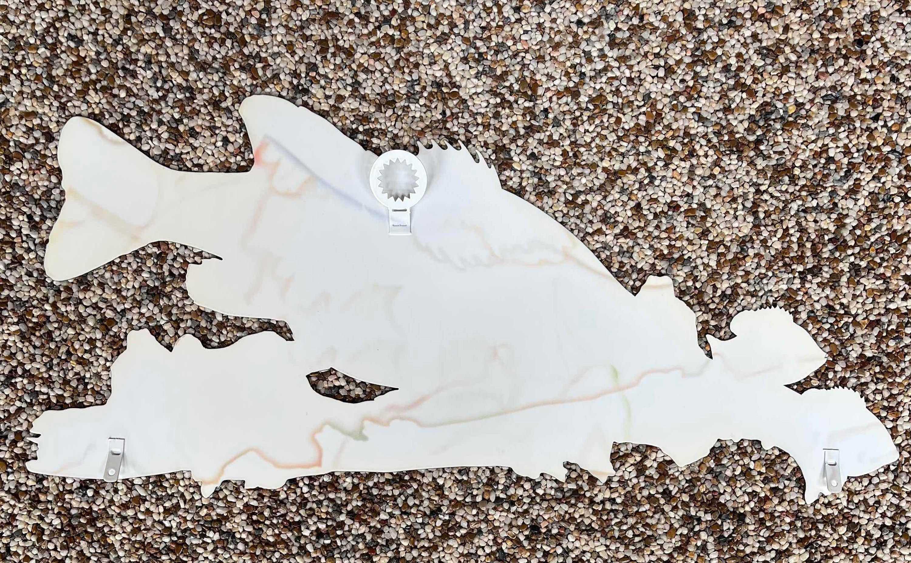 Largemouth Bass Replica - Metal Largemouth Replica Art 5