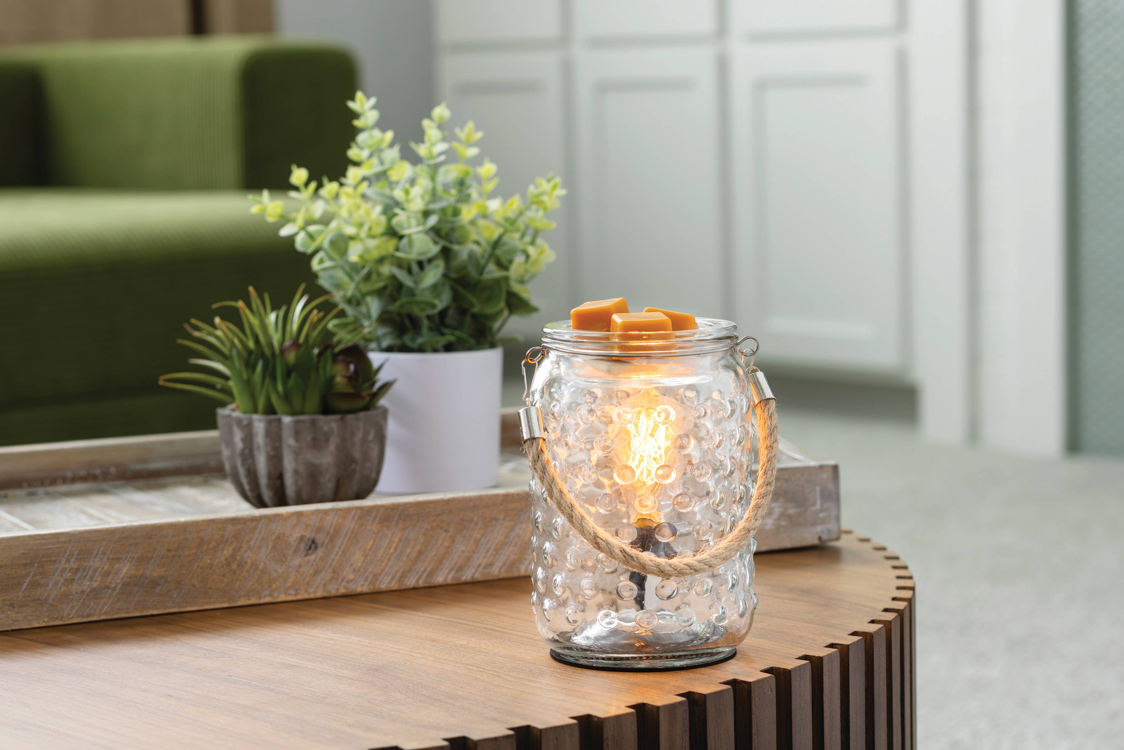 Hobnail & Rope Vintage Bulb Illumination Fragrance Warmer 1