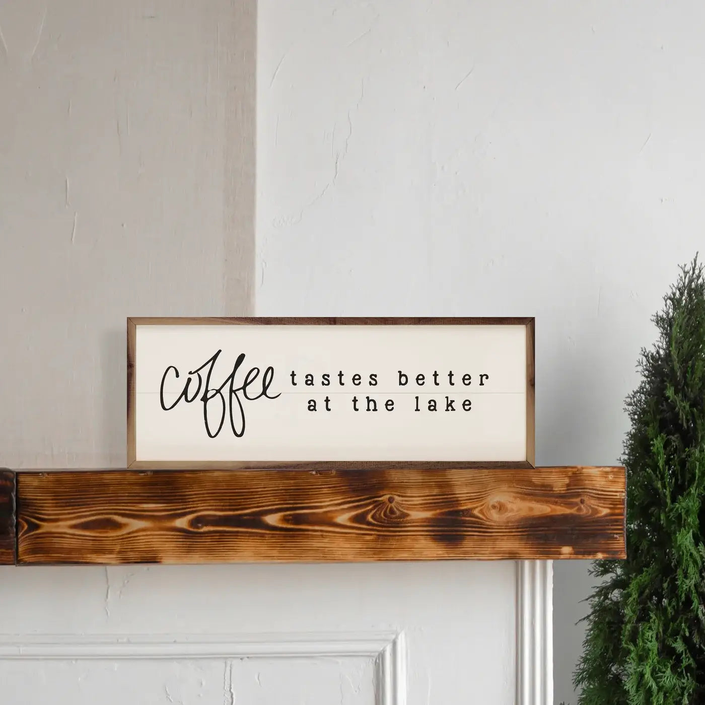 Coffee Tastes Better At The Lake White 2