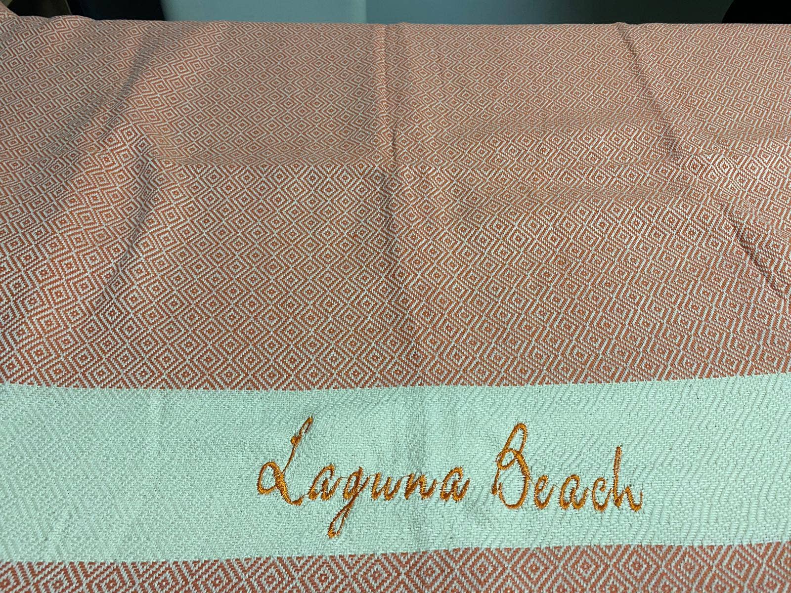 Herringbone Turkish Towel| Personalized Towel | Peshtemal 10