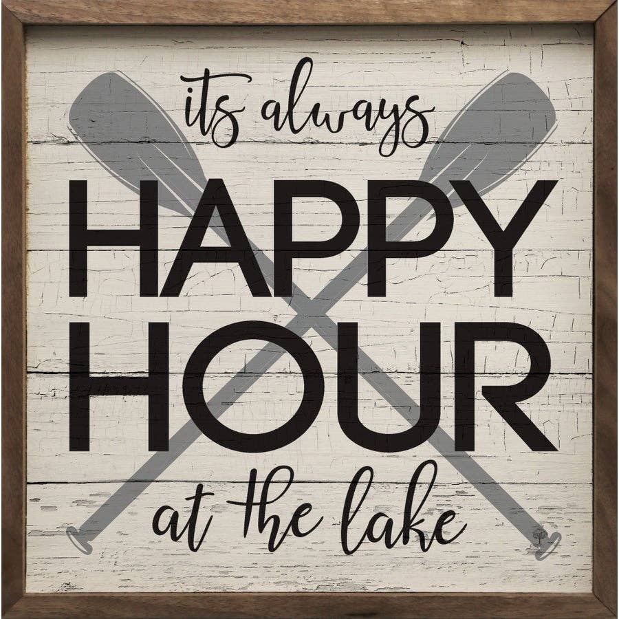 Happy Hour Lake Oars Whitewash 1