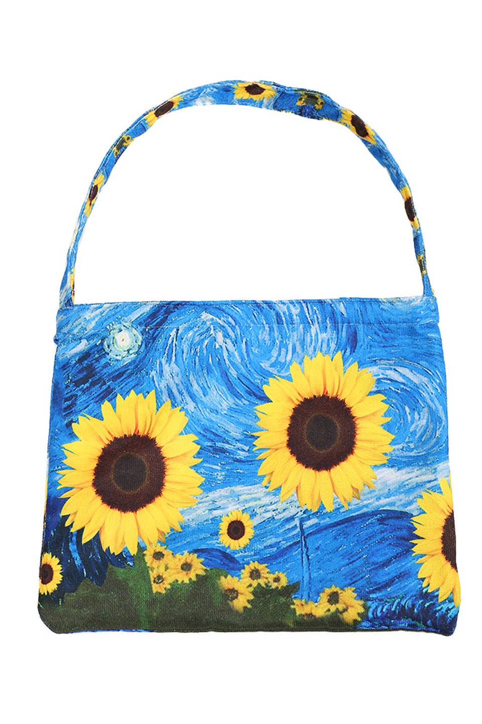 Sunflower Print Beach Towel Bag 3