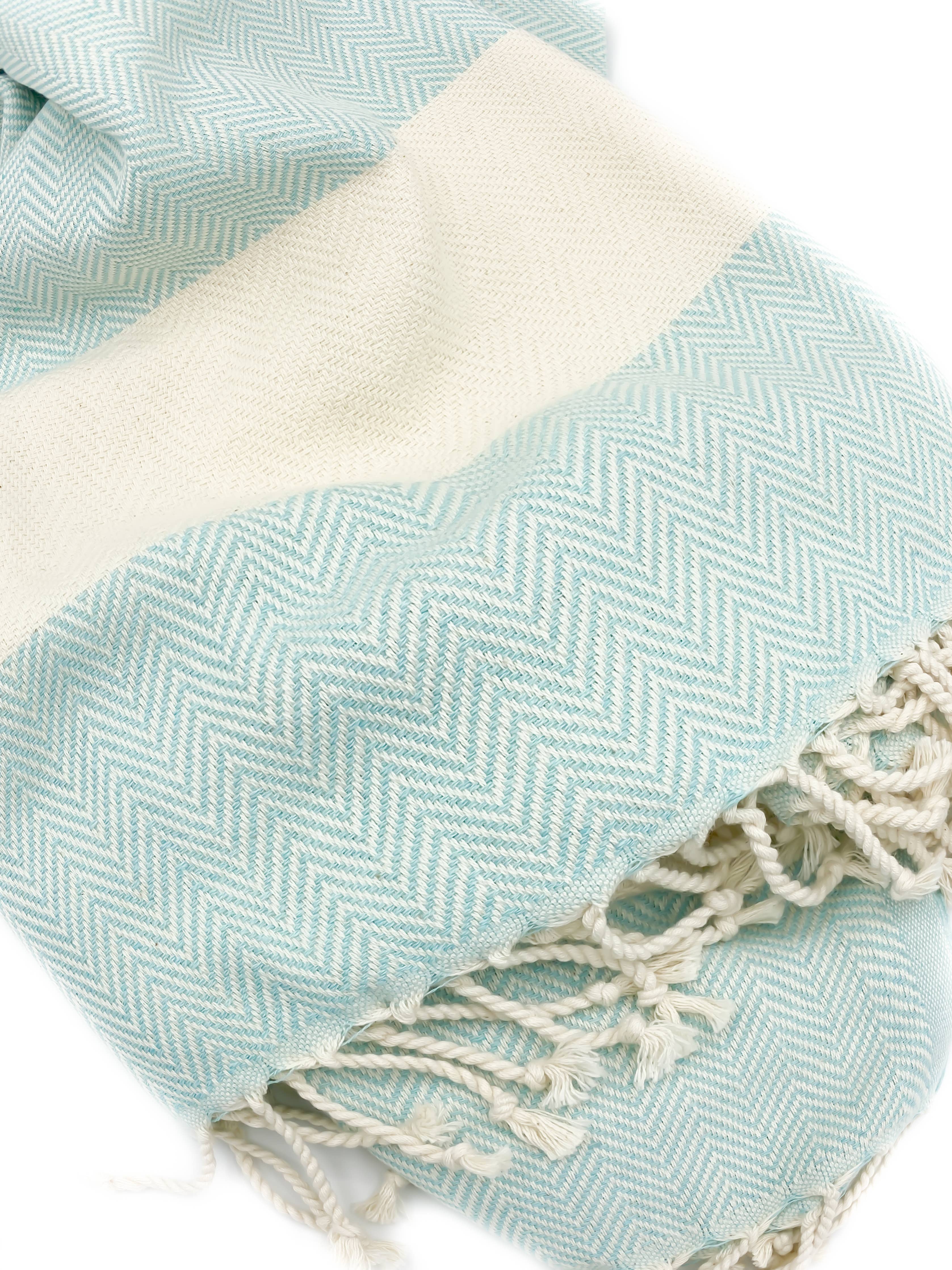Herringbone Turkish Towel| Personalized Towel | Peshtemal 5
