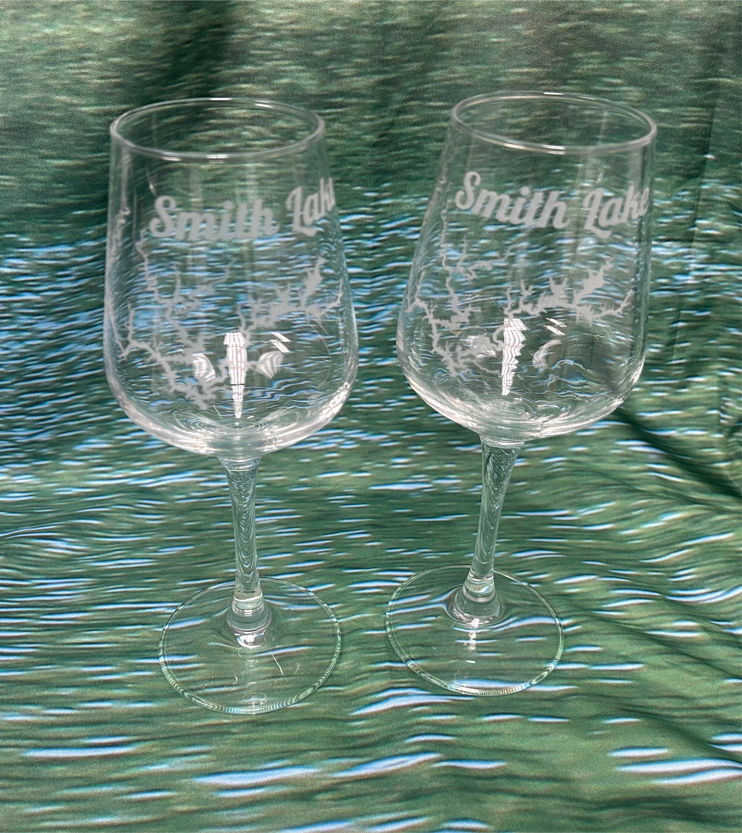 12oz Smith Lake Wine Glasses 1