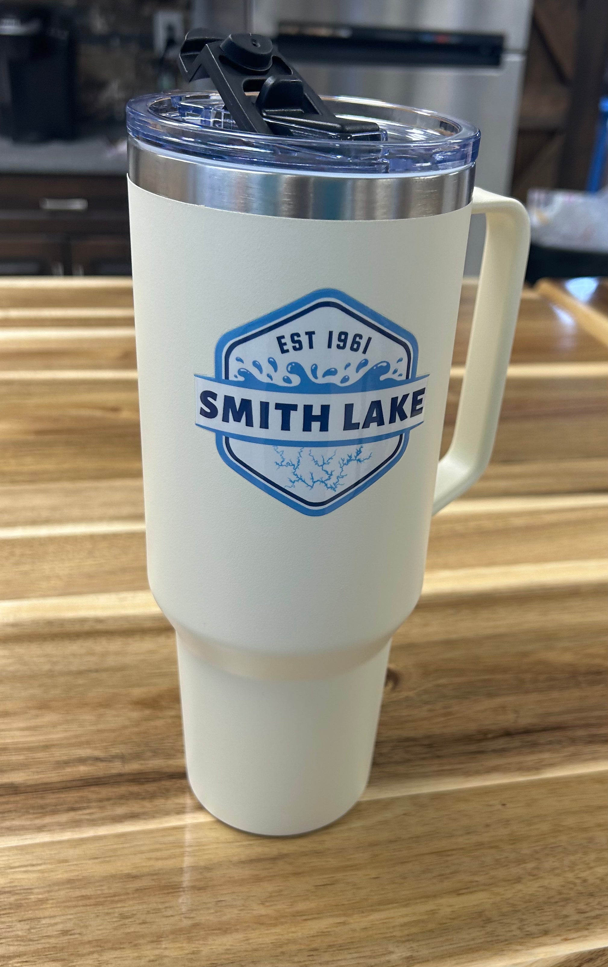 SLGO 40 oz Tumbler with Handle and Straw Lid, Stainless Steel Tumbler