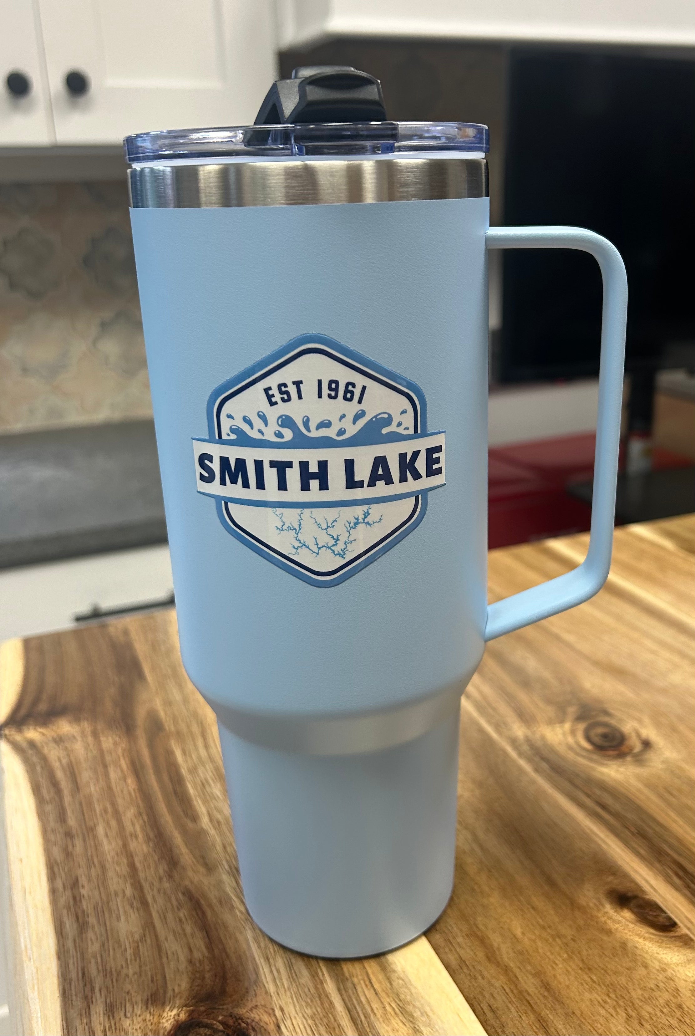 SLGO 40 oz Tumbler with Handle and Straw Lid, Stainless Steel Tumbler 1