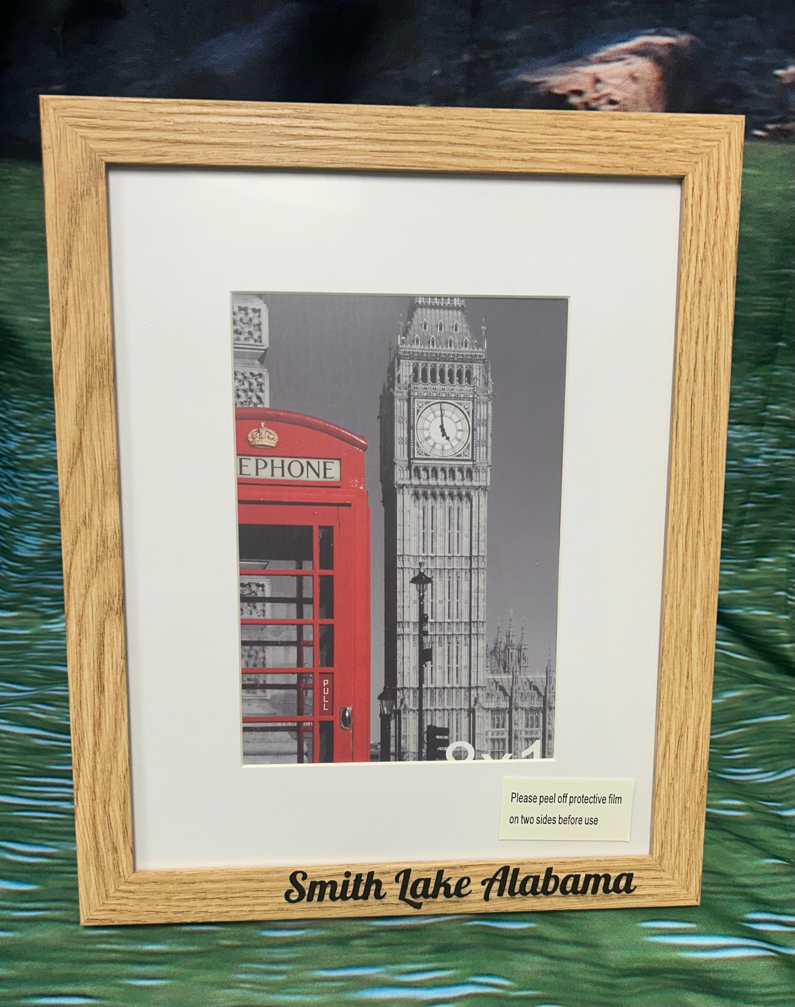Smith Lake Wooden Picture Frame 8x10, 5x7 - Natural 2