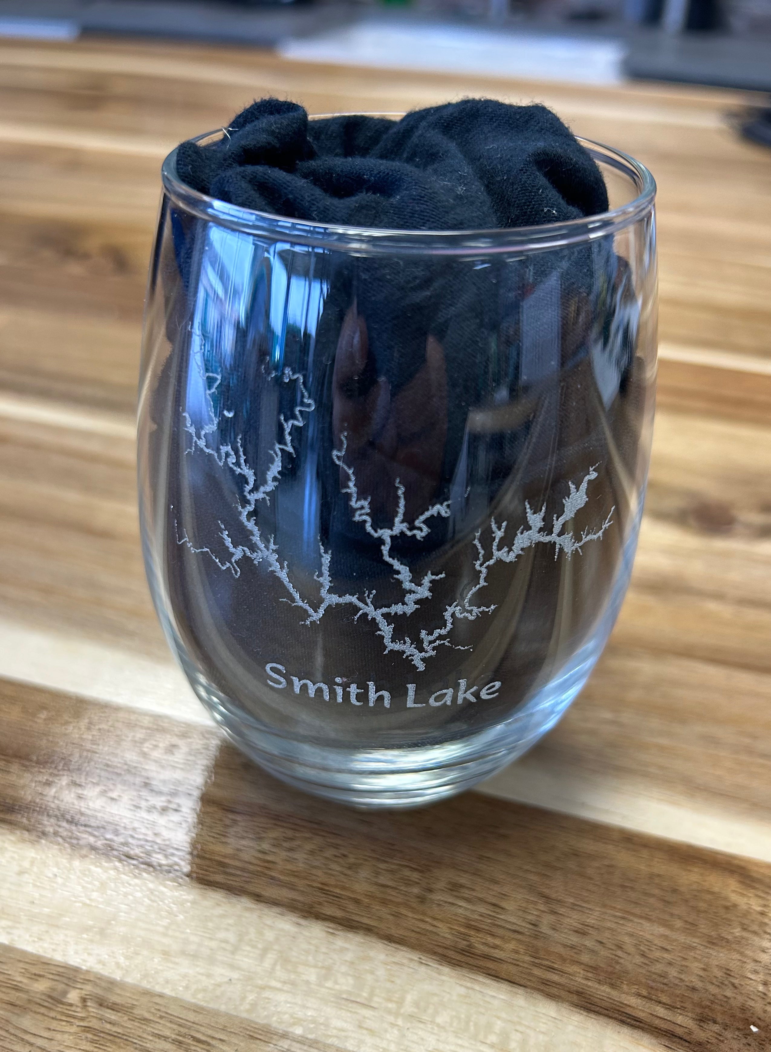 Smith Lake 15 oz Stemless Wine glass 1
