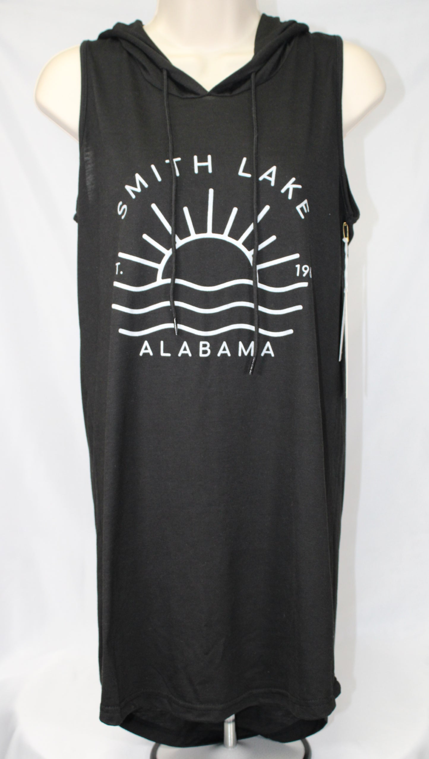 Current Mood Hooded Dress Cover up - BLACK-SMITH LAKE