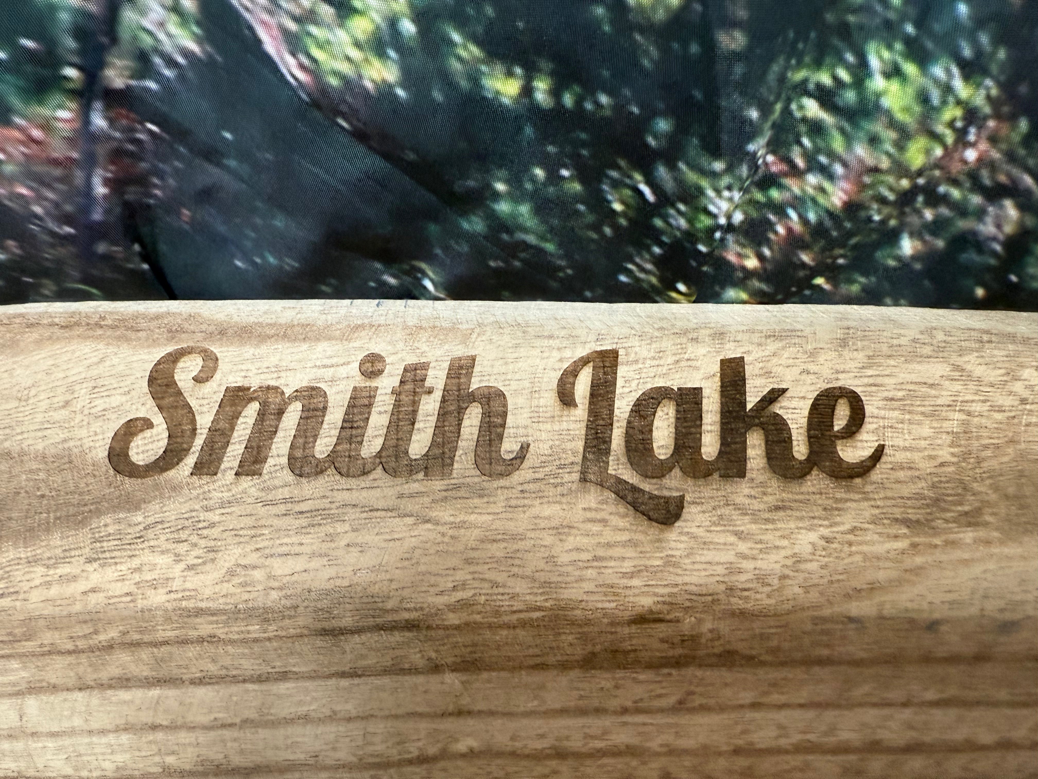 Smith Lake Display Wooden Dough Bowl 22.5 x 11.5 2