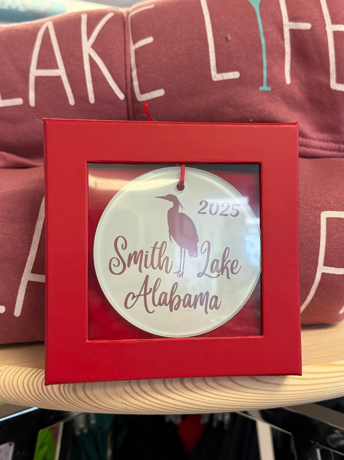 2025 Smith Lake Glass Christmas Ornaments