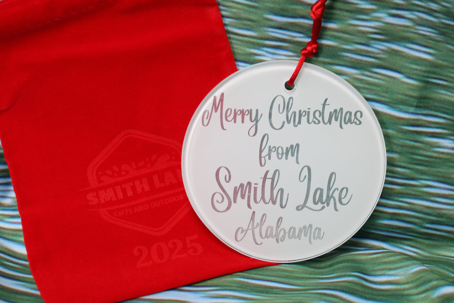 2025 Smith Lake Glass Christmas Ornaments