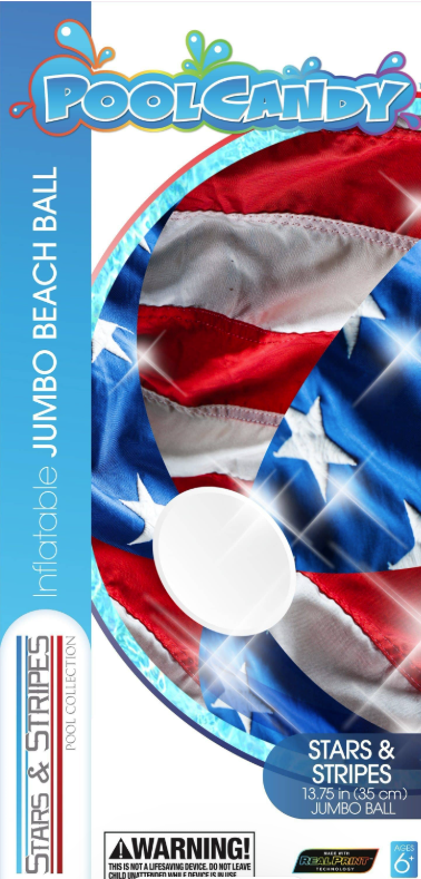 STARS & STRIPES BEACH BALL -
AMERICAN FLAG 3