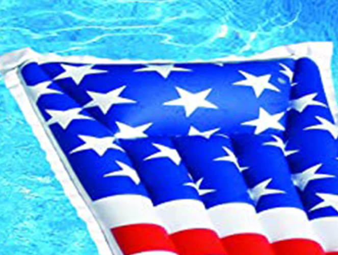 Americana Series Inflatable Pool Mattress 4