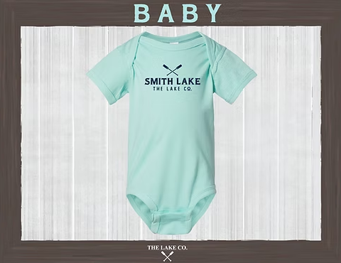 The Lake Co - Baby Crossed Oar Onesies