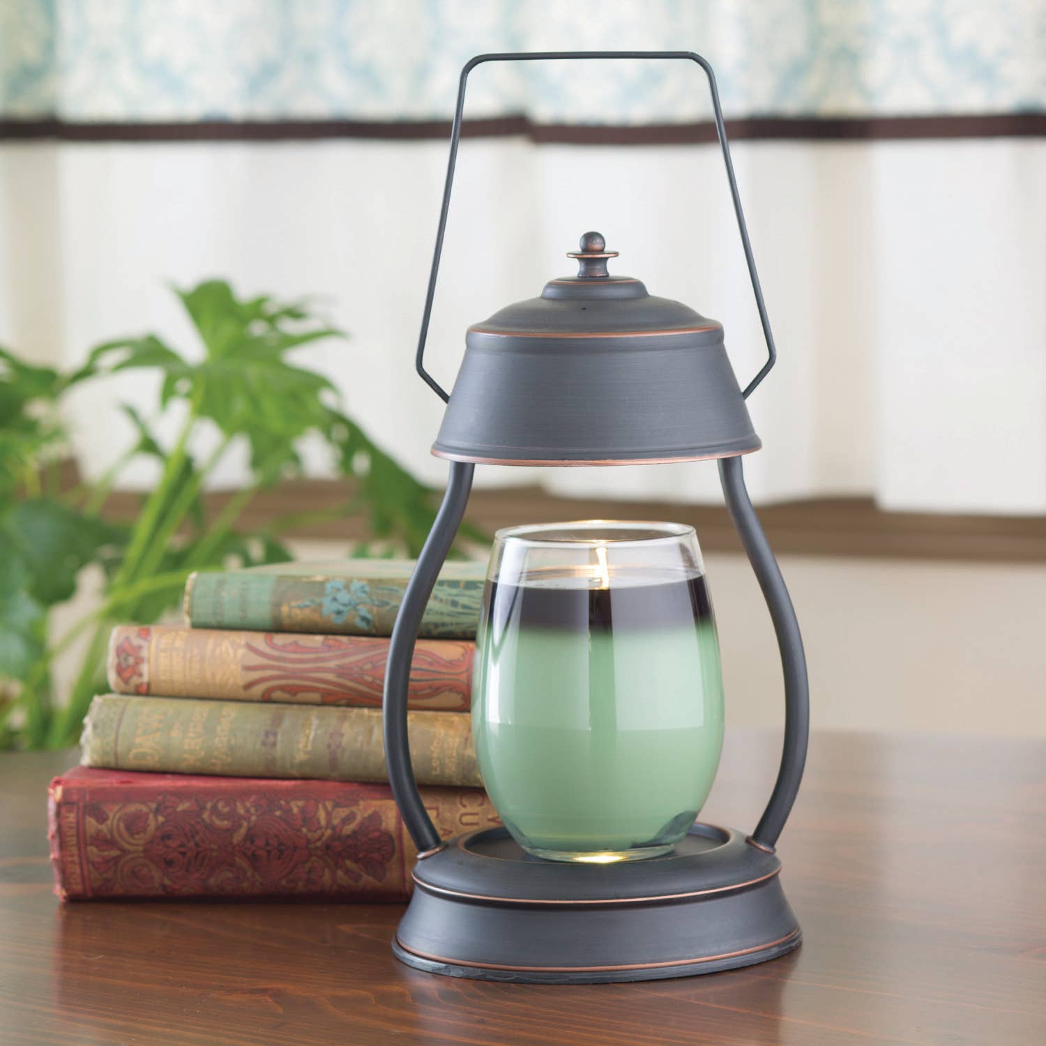 Hurricane Candle Warmer Lantern-Oil Rubbed Bronzed 3