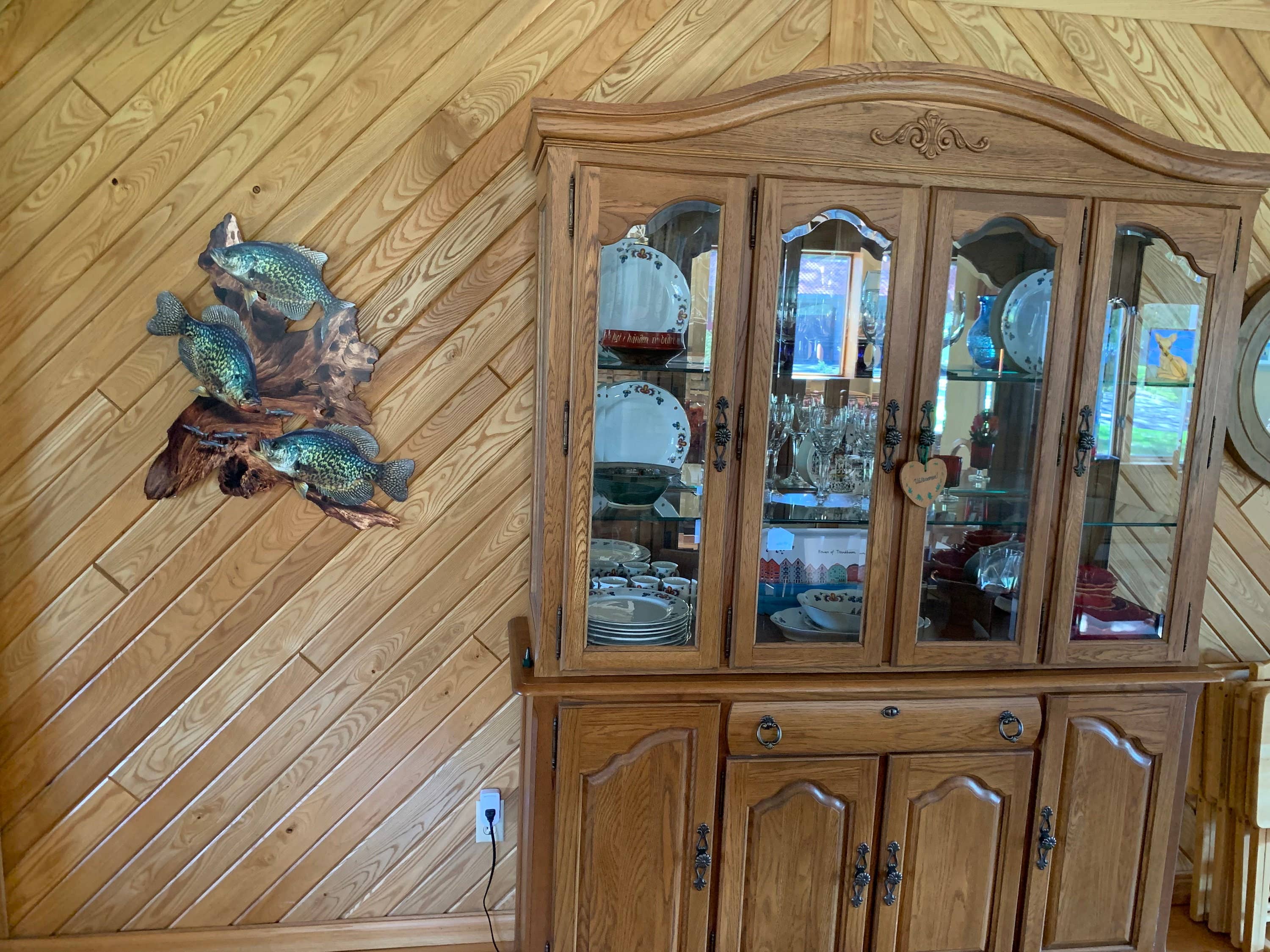 Crappie Replica Driftwood Scene Metal Rustic Decor 6