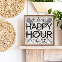 Happy Hour Lake Oars Whitewash 6