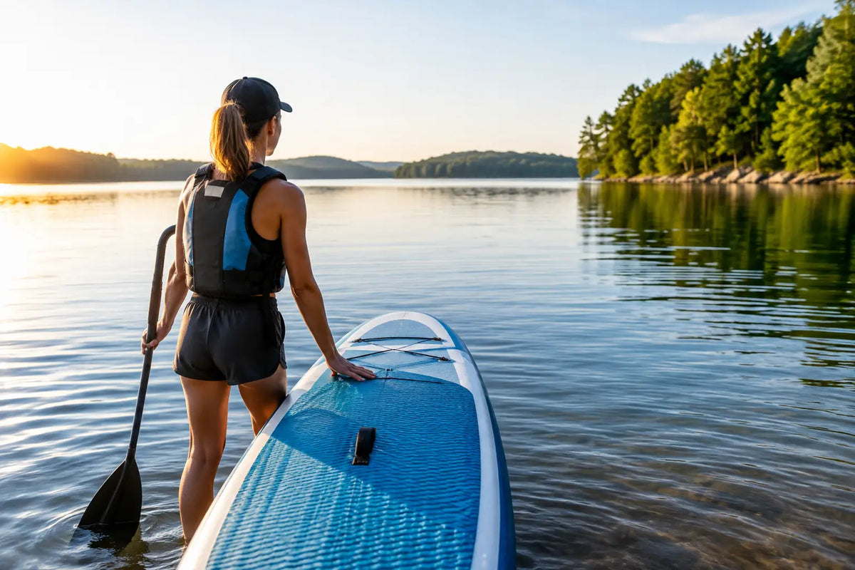 How to Launch a Paddleboard at Smith Lake