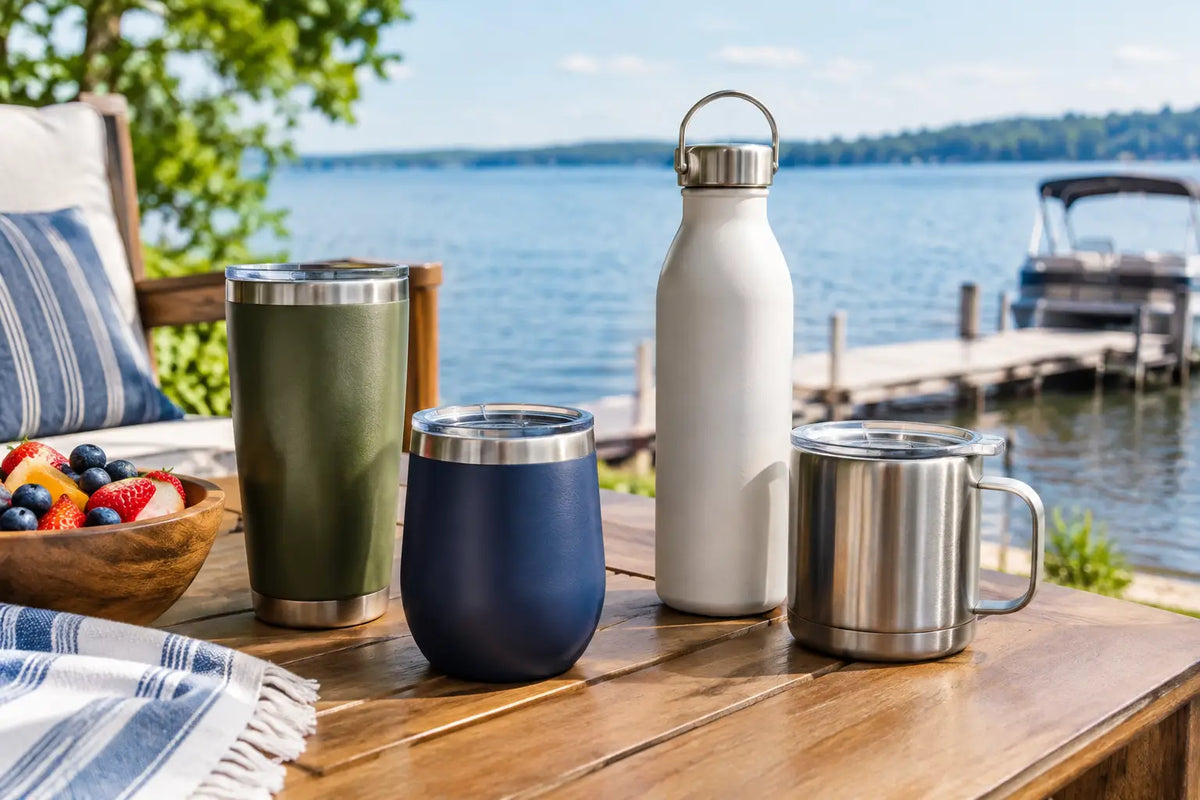 Drinkware for Lake Home That Works All Weekend