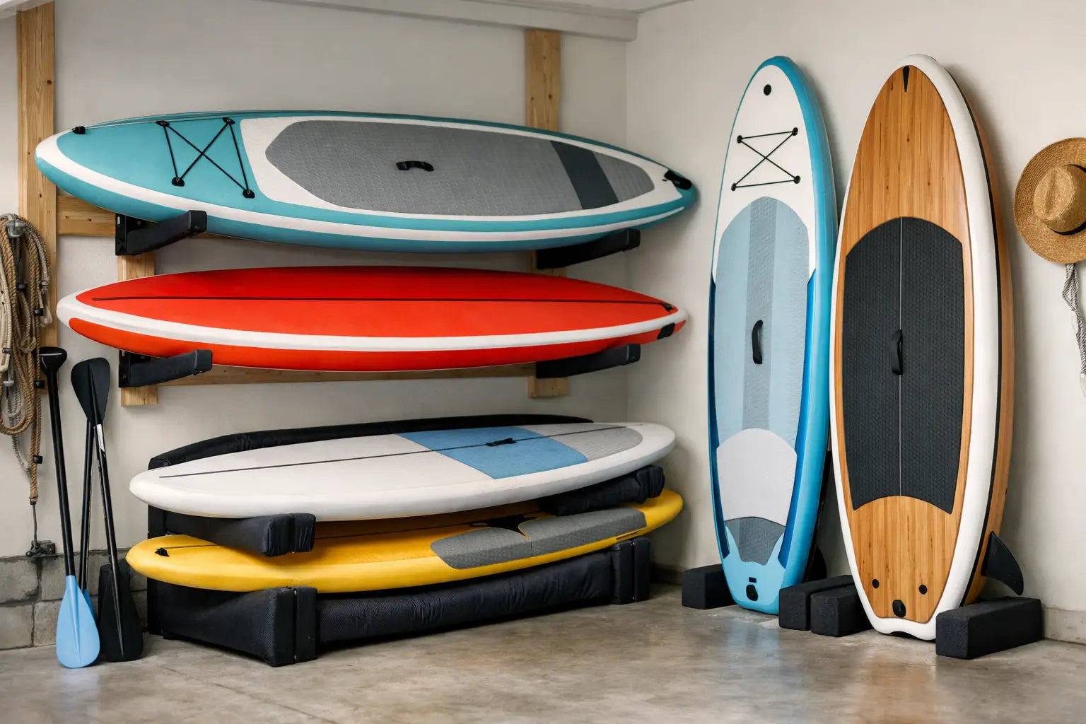 How to Store Paddle Boards Without Damage