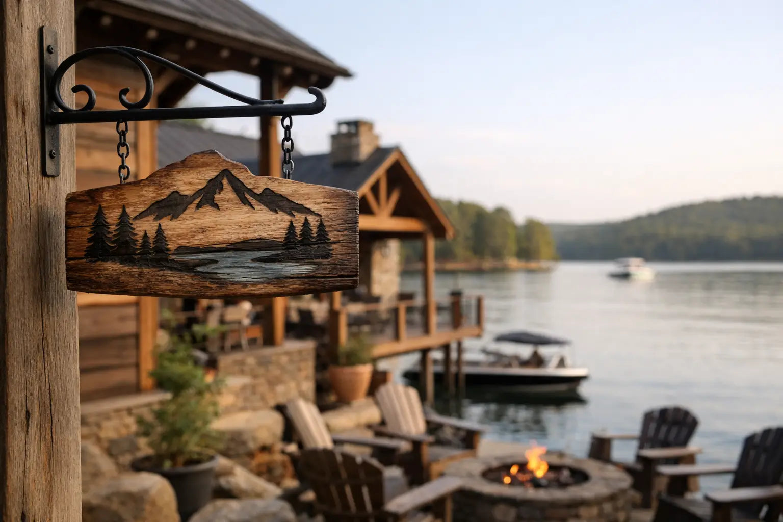 Personalized Smith Lake Cabin Signs That Feel Like Home