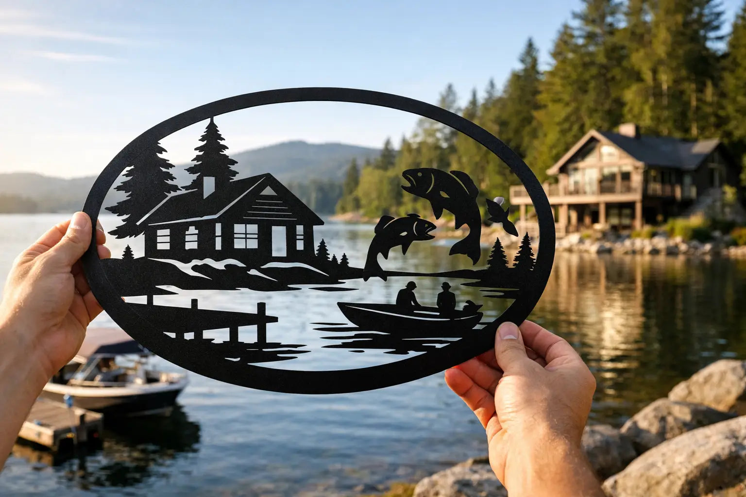 Custom Lake House Metal Signs That Last