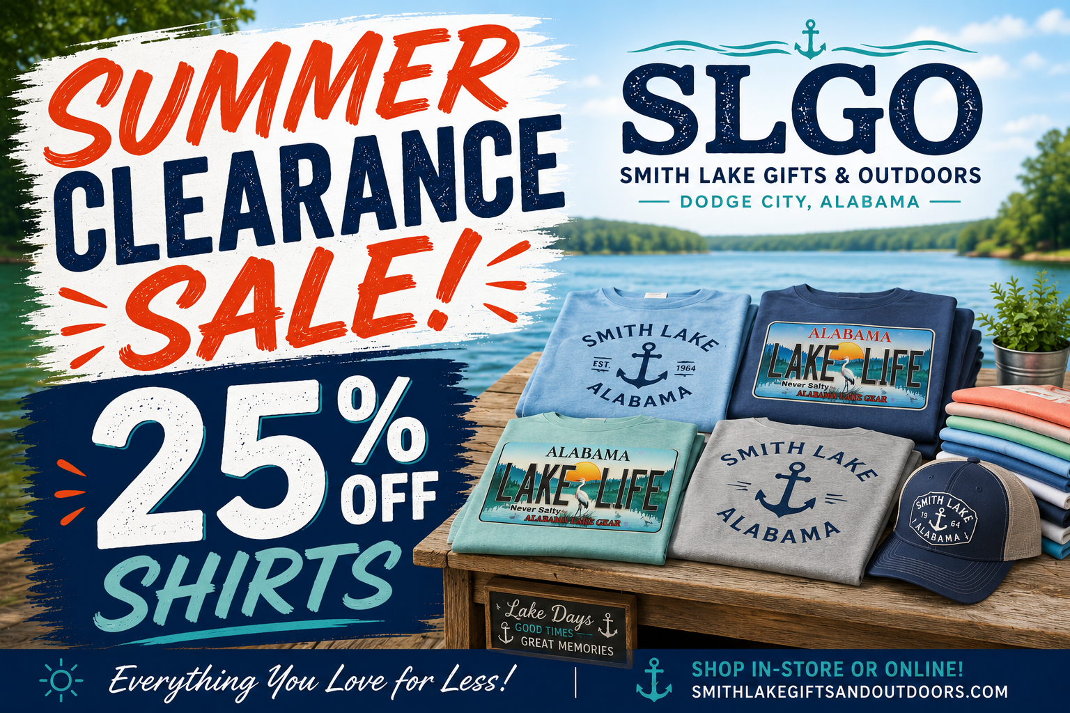 25% Off Select Hats and Clothing