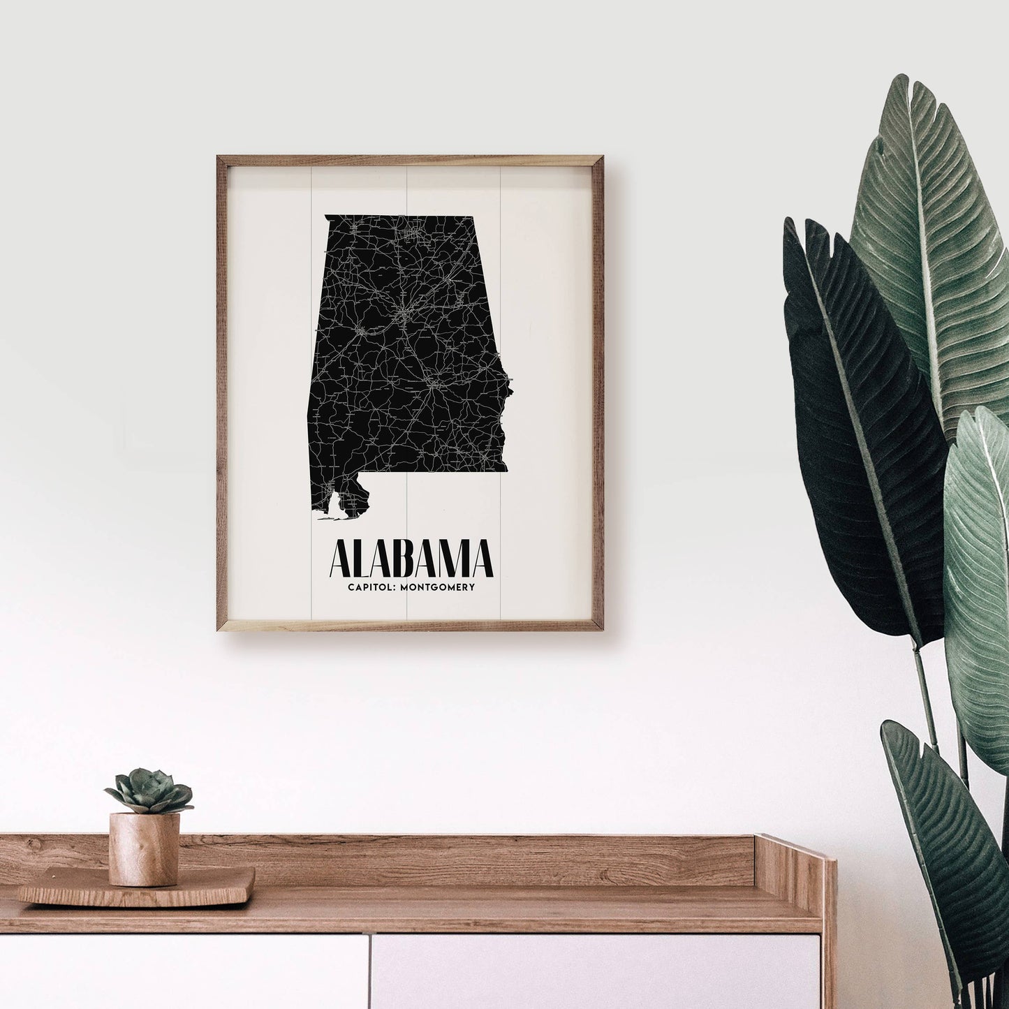 Alabama State Print