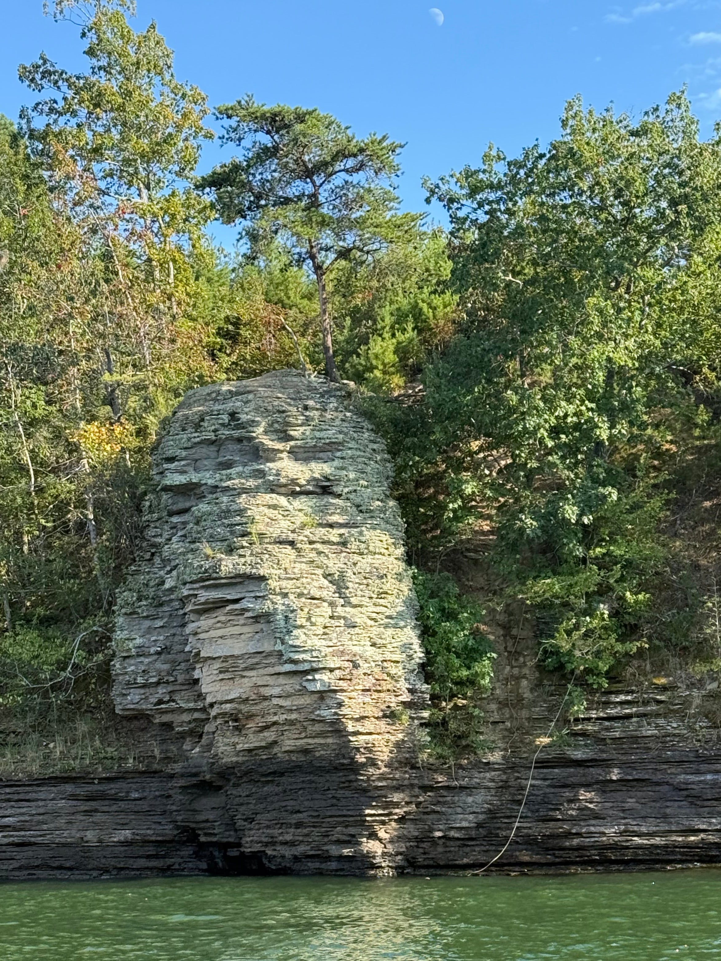 Smith Lake Alabama Chimney Rock Print