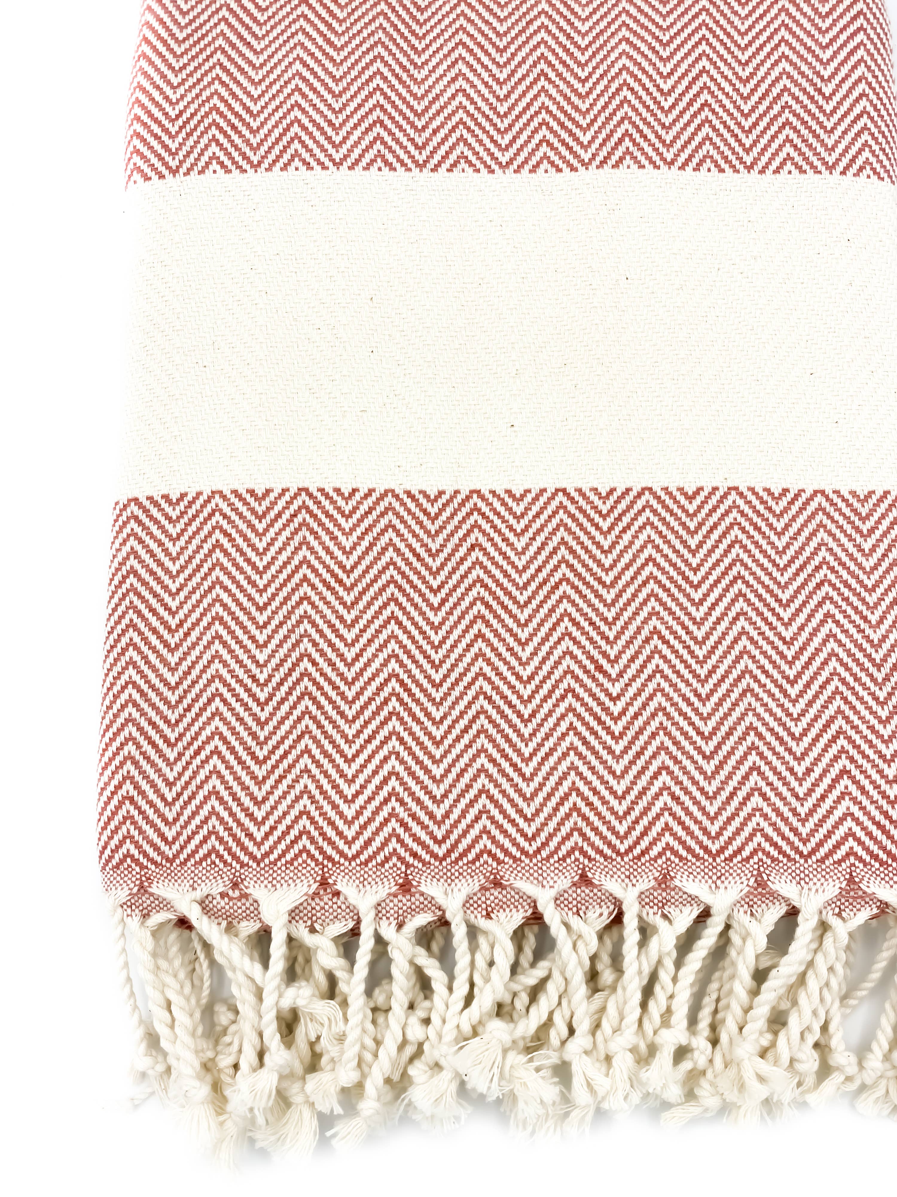 Herringbone Turkish Towel| Personalized Towel | Peshtemal 15