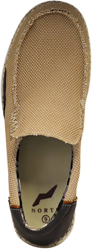 NORTY Men Lightweight Loafer Slip on Lace up Boat Shoe 41965