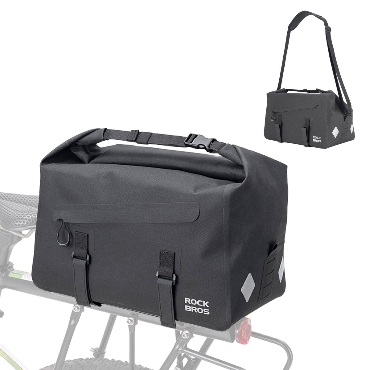 RideMate Bike Rear Rack Bag-16L 1