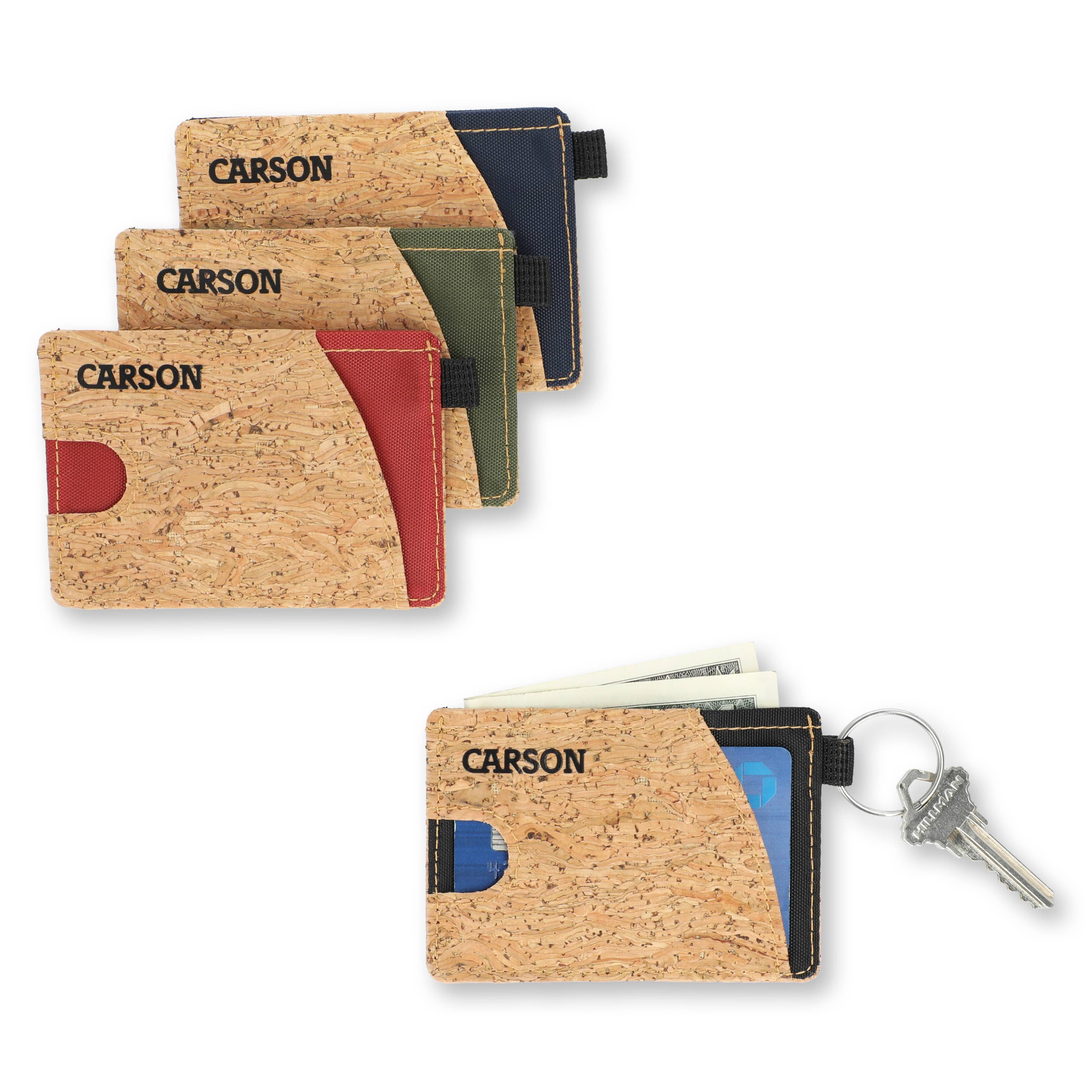 Compact Wallet Made from Organic Cork Material - 4 Assorted