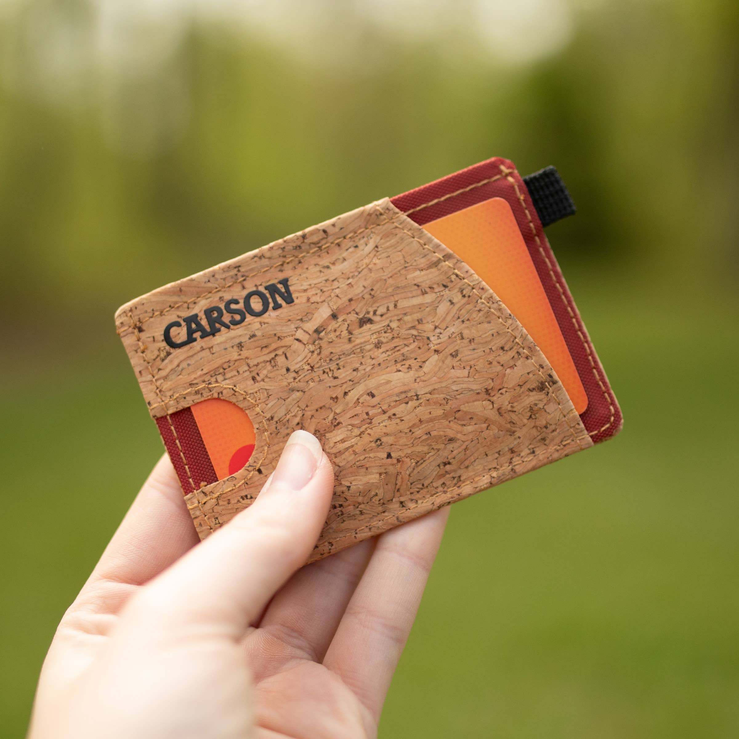 Compact Wallet Made from Organic Cork Material - 4 Assorted 4