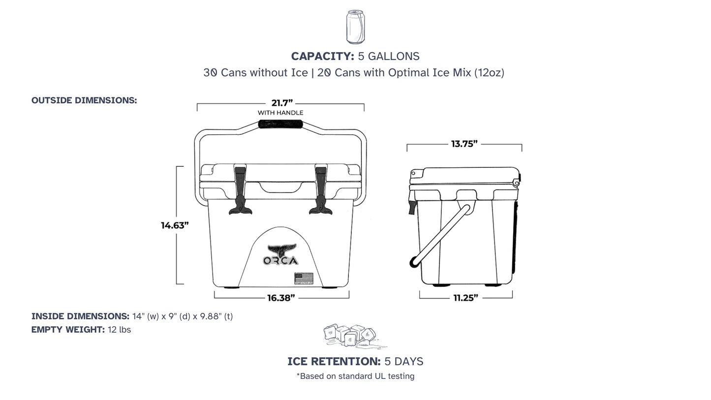 ORCA 20 Quart Cooler