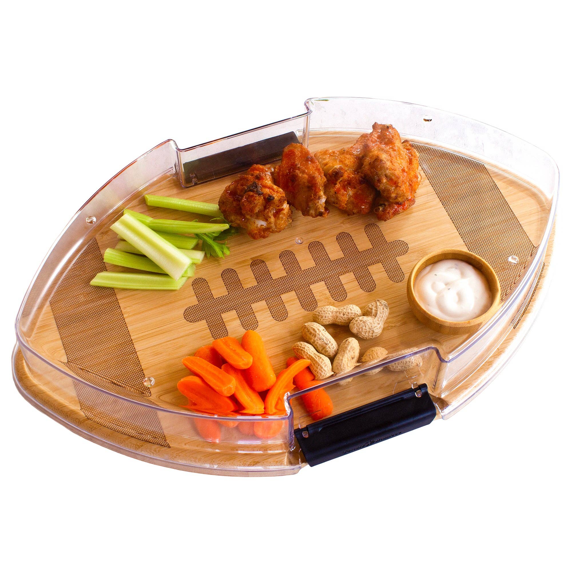 Football Charcuterie Board with Lid