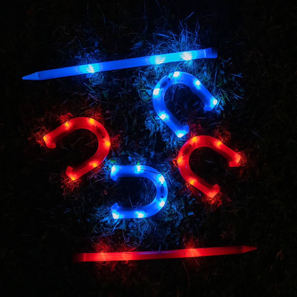 YardCandy Illuminated Horseshoes 6