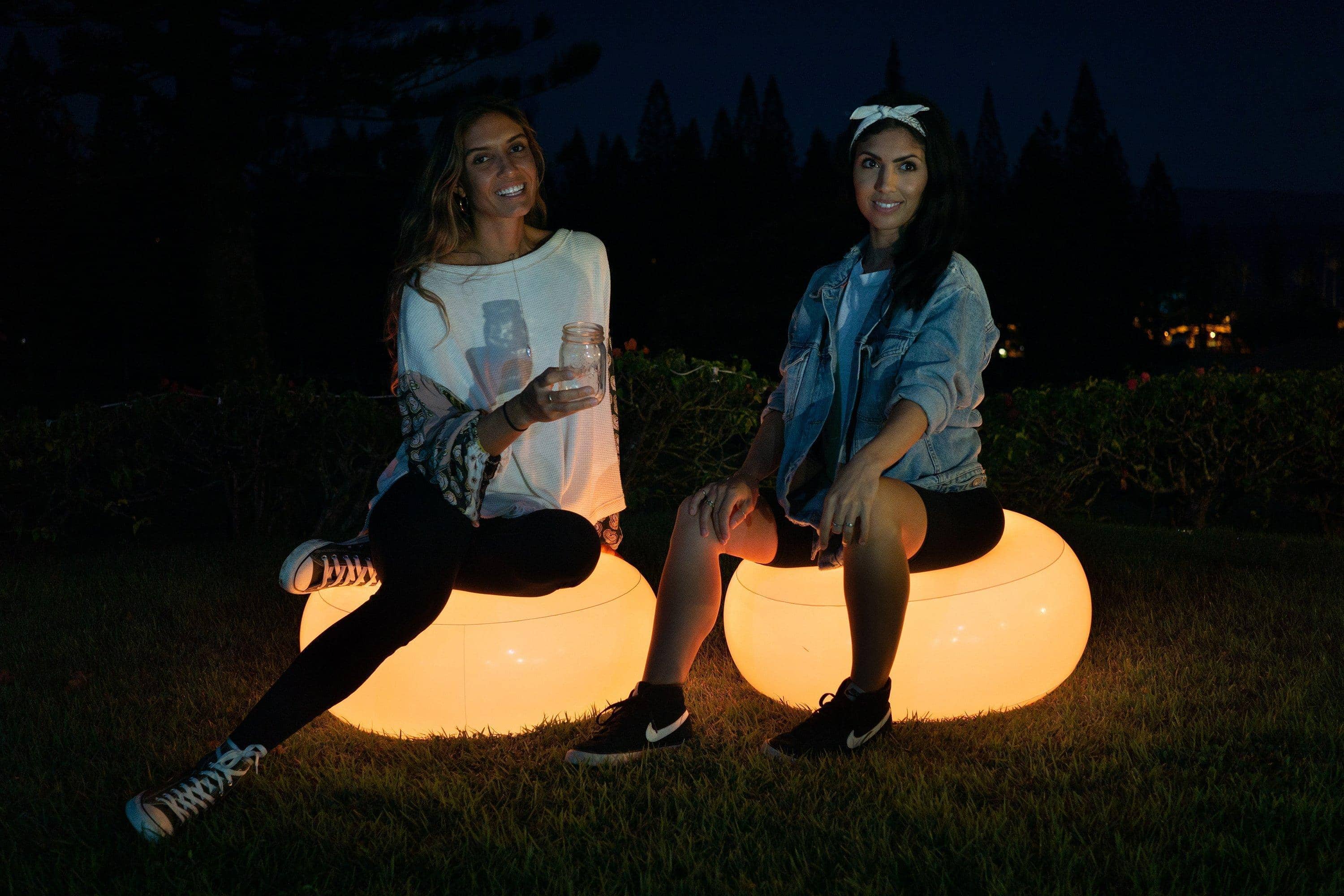 AirCandy Inflatable Illuminated LED Ottoman 9