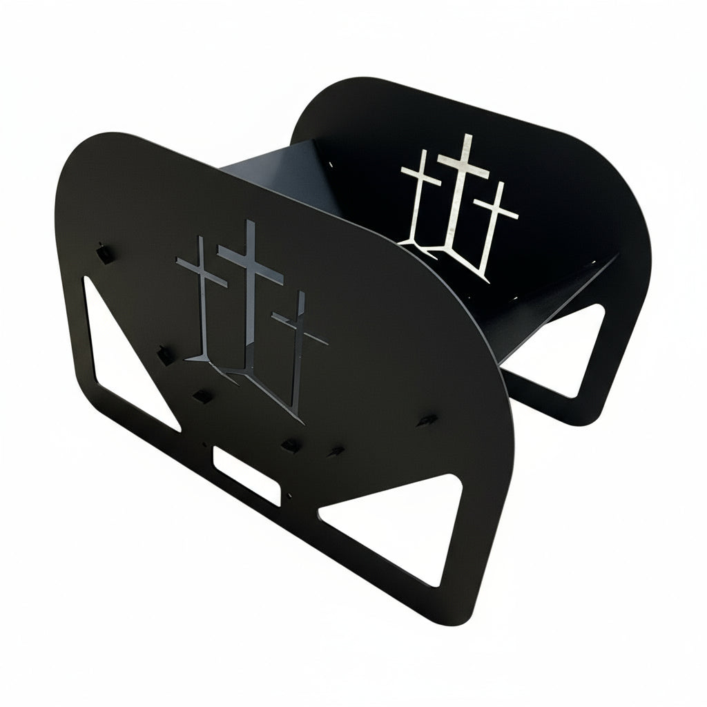 Wood Fire Pit - 20x27" Customizable and Packable 7