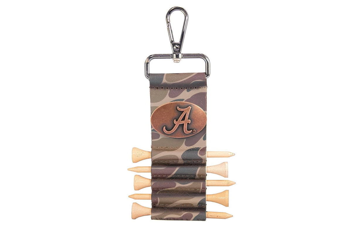 Alabama Crimson Tide Leather Golf Ball and Tee Holder 4