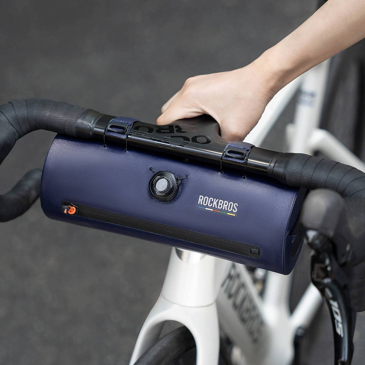 ROAD TO SKY Bike Handlebar Bag 100% Waterproof 2L 4