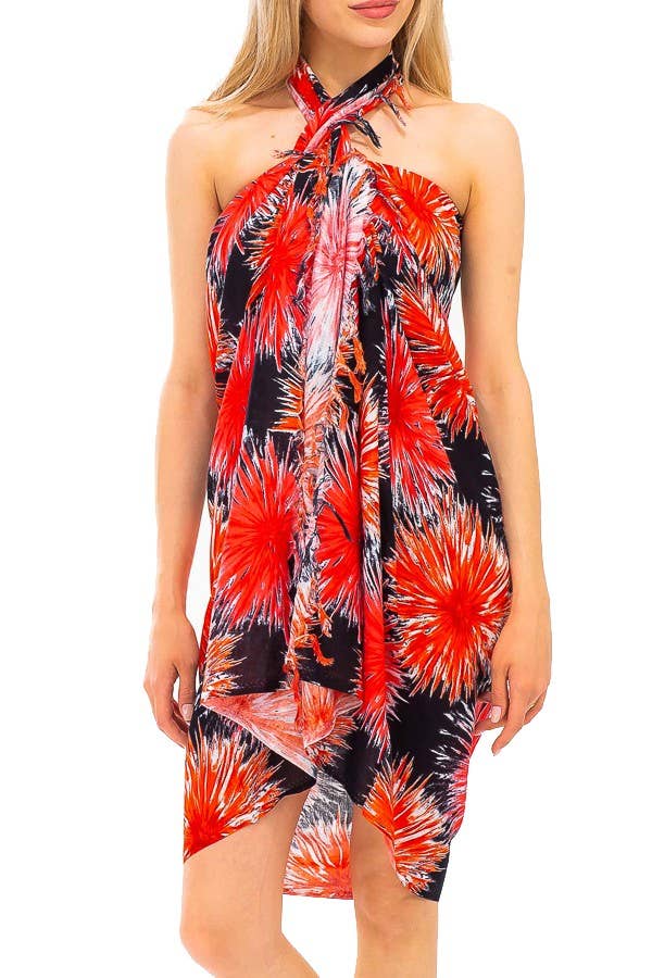 Over Sized Cooling Cotton Sarong Wrap Scarf 8