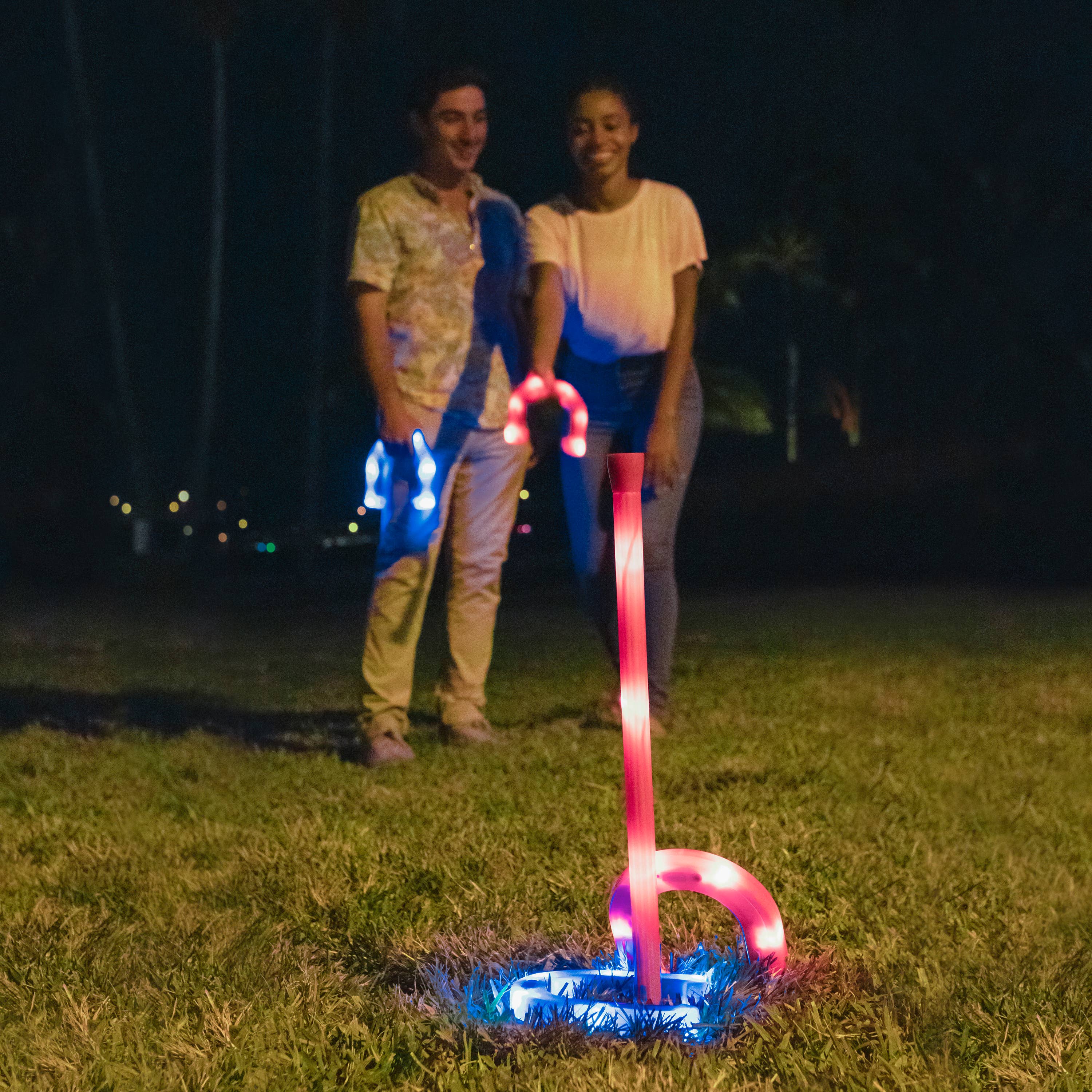 YardCandy Illuminated Horseshoes 7