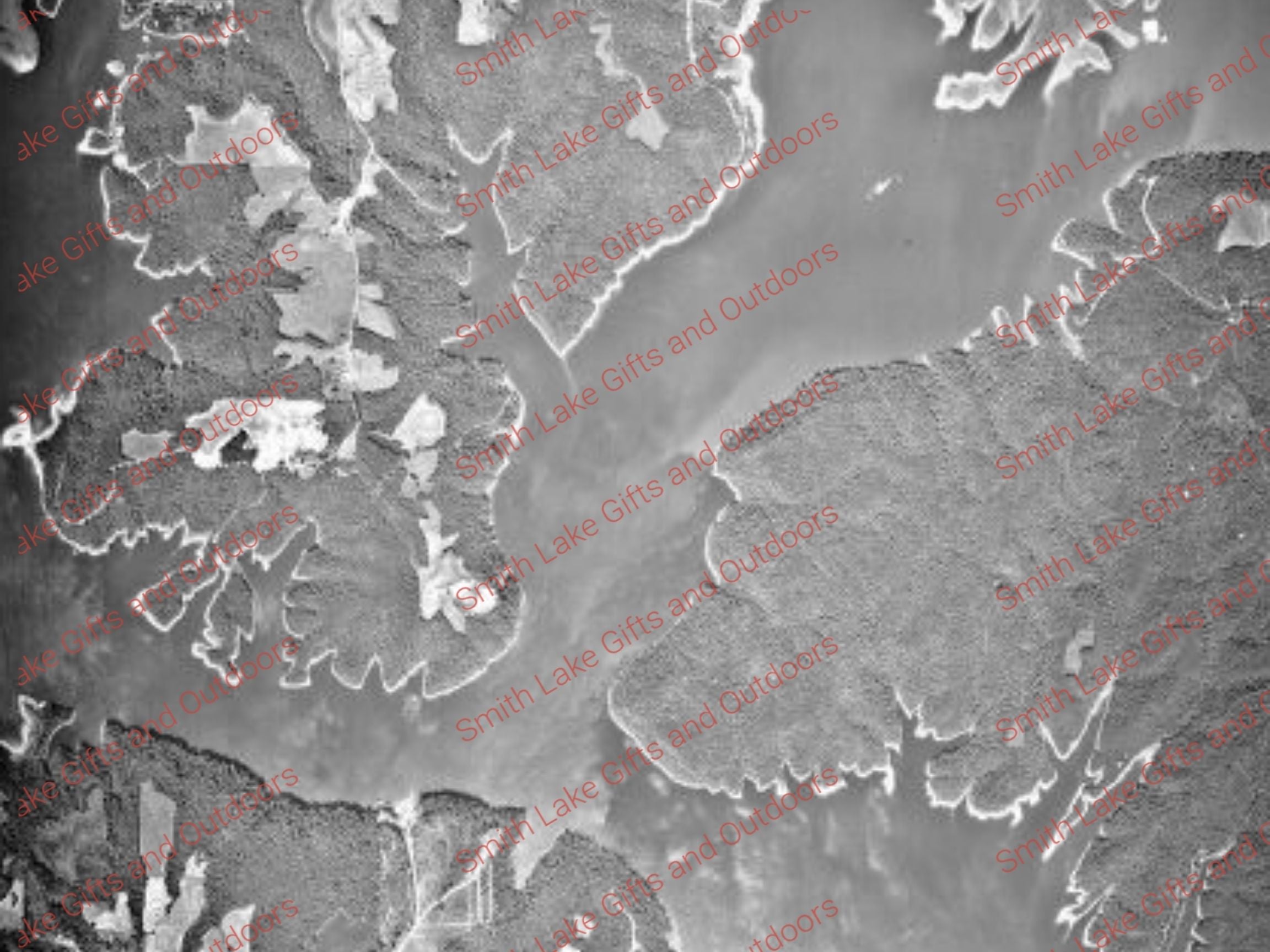 Lewis Smith Lake Aerial Photos Vintage 1964 4