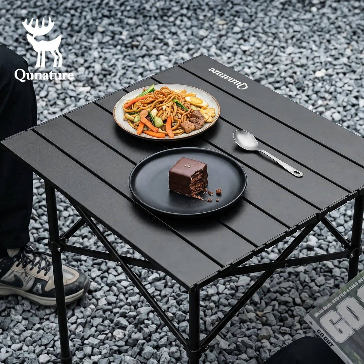 Thickened Steel Portable Folding Table 13