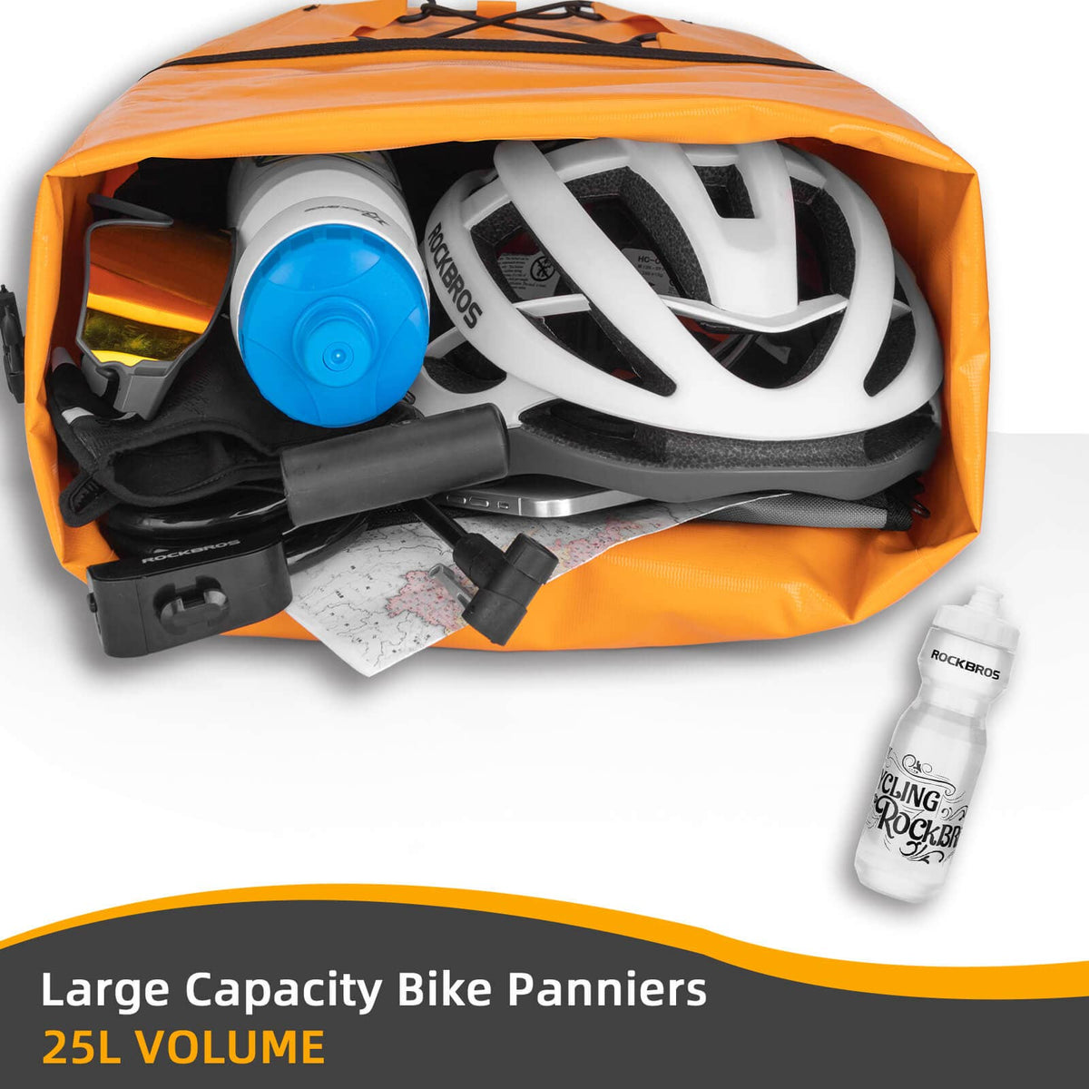 Fully Waterproof Bike Pannier Large Capacity 9
