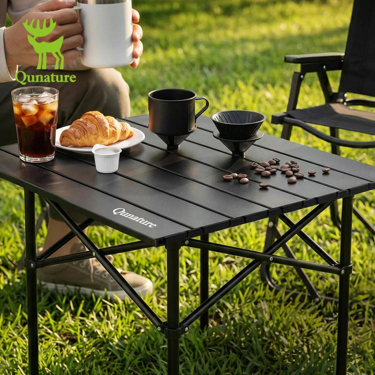 Thickened Steel Portable Folding Table 17